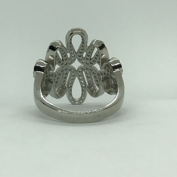 925 sterling silver zigzag design ring - Picture 6 of 9